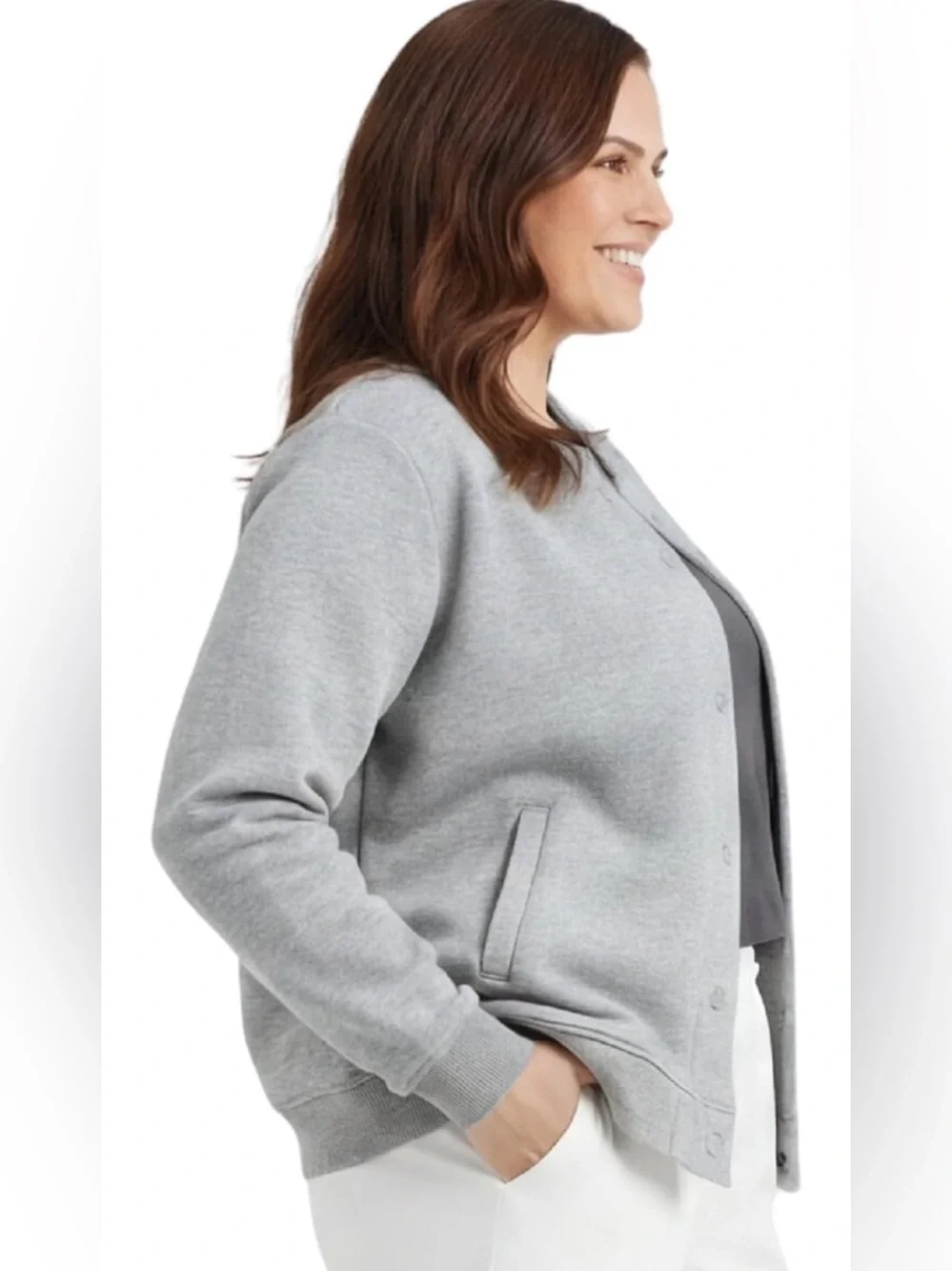 Turtle Bay Womens Snap Up Jacket
